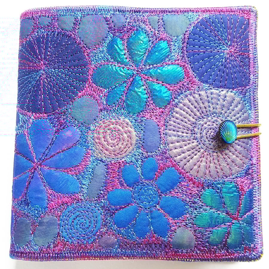 Textile Book Cover and Sketchbook