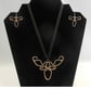 Bronze Stag head earrings - Image 3