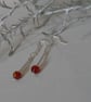 Natural Baltic Amber Sterling Silver Earrings - Image 3