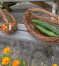 Crescent  Moon Lacey Weave basket made to order size, materials, design options - Image 4