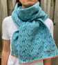 Merino lambswool long donkey scarf (barracuda and raindrop)