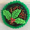 Holly Brooch 