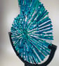   MADE TO ORDER -ammonite -   Fused glass   art sculpture  with metal stand  - Image 1