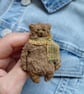 Oliver – The Woodland Wanderer Bear Brooch - Image 3