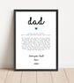 Personalised Dad Print - Image 1