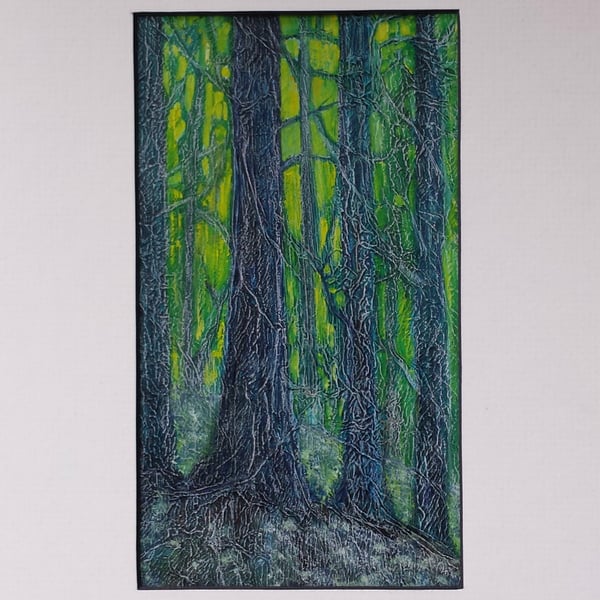 Forest Light, an original framed painting