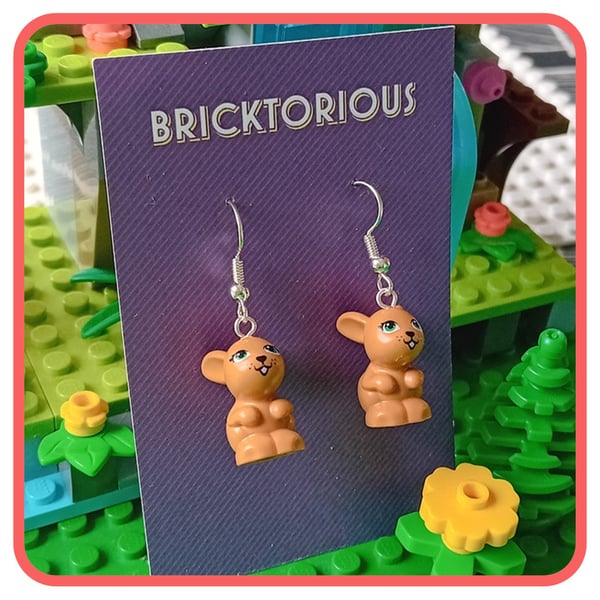 Lego Baby Bunny Earrings
