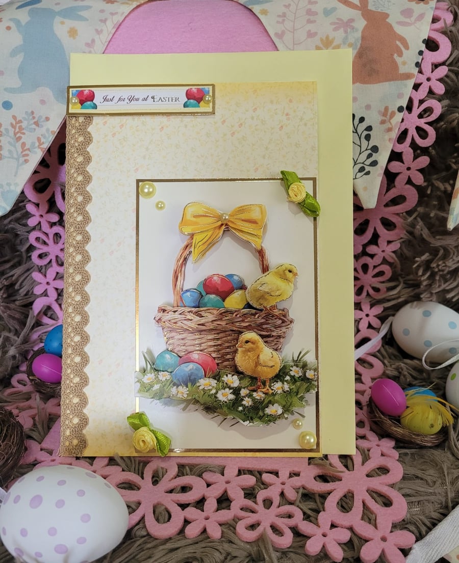 Easter Greeting Card - Easter Basket