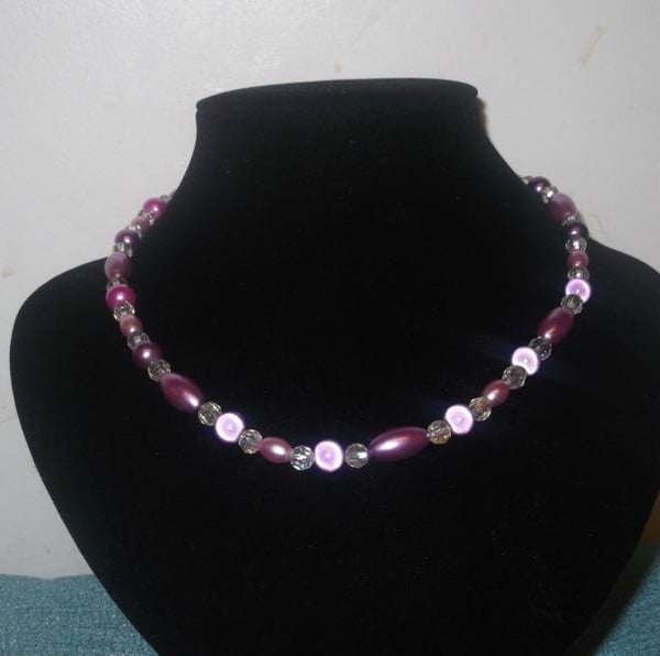 Purple Bridesmaids Necklace