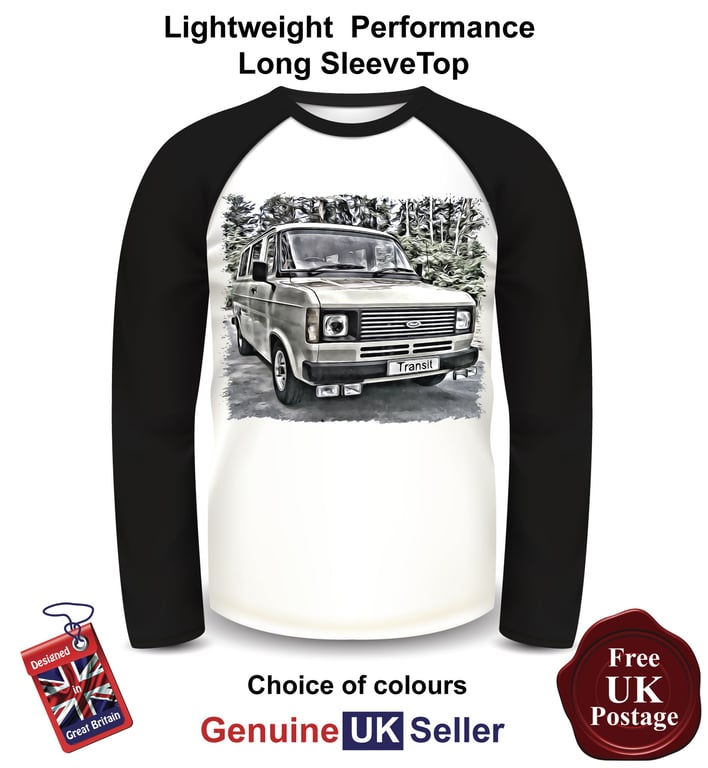 Transit, Transit Mens Long Sleeve Top, Mens Transit T Shirt