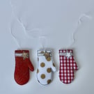 'Three Little Mittens' - Hanging Decoration