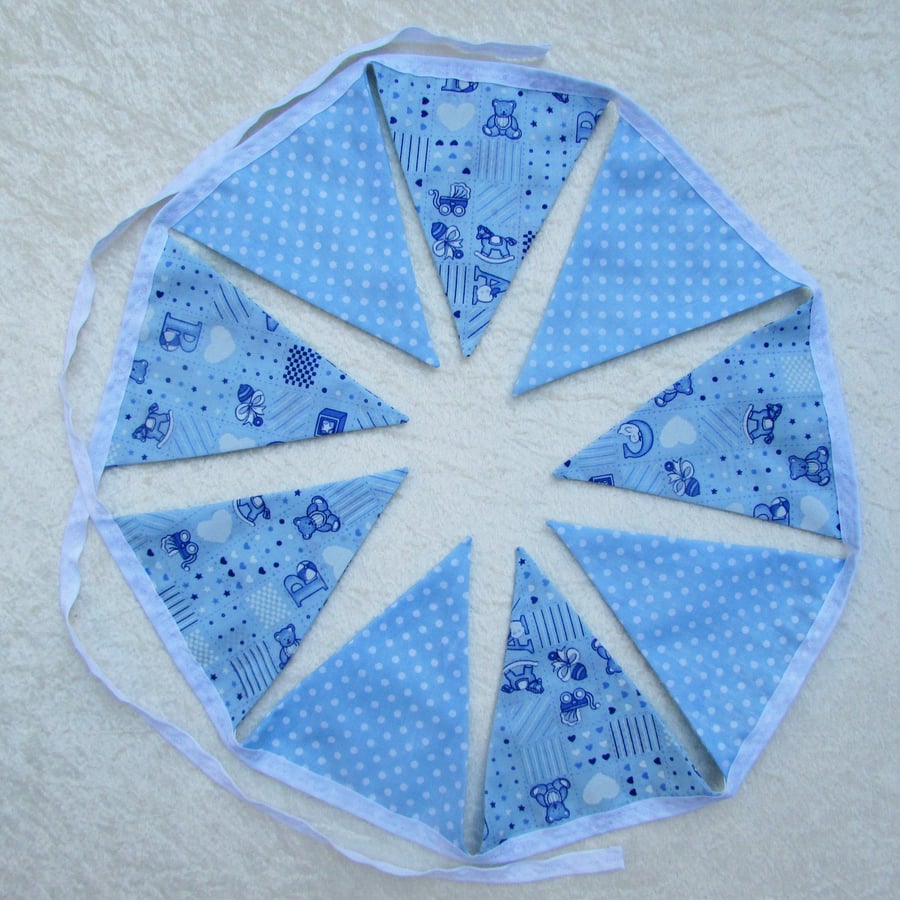 New baby boy bunting