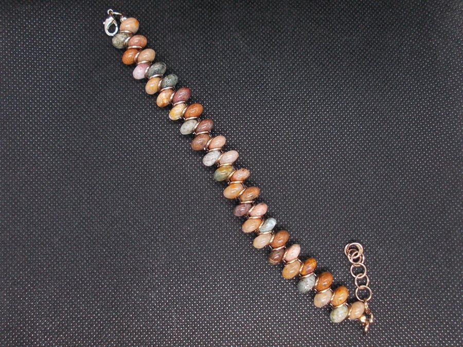 Woodland Jasper goddess style bracelet