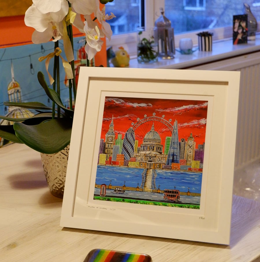 Towers of London Limited Edition Print - Framed 