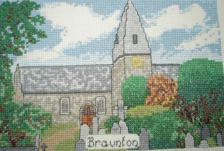 Braunton in Dorset cross stitch chart