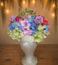 Orange Pink Flower Crown Handmade Festival Headpiece Fairy Floral Crown - Image 2