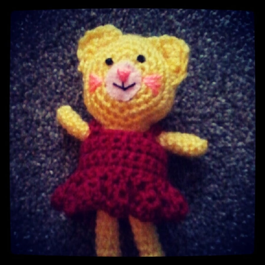Crochet Cat with dress