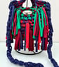 Handmade crochet tassel bag