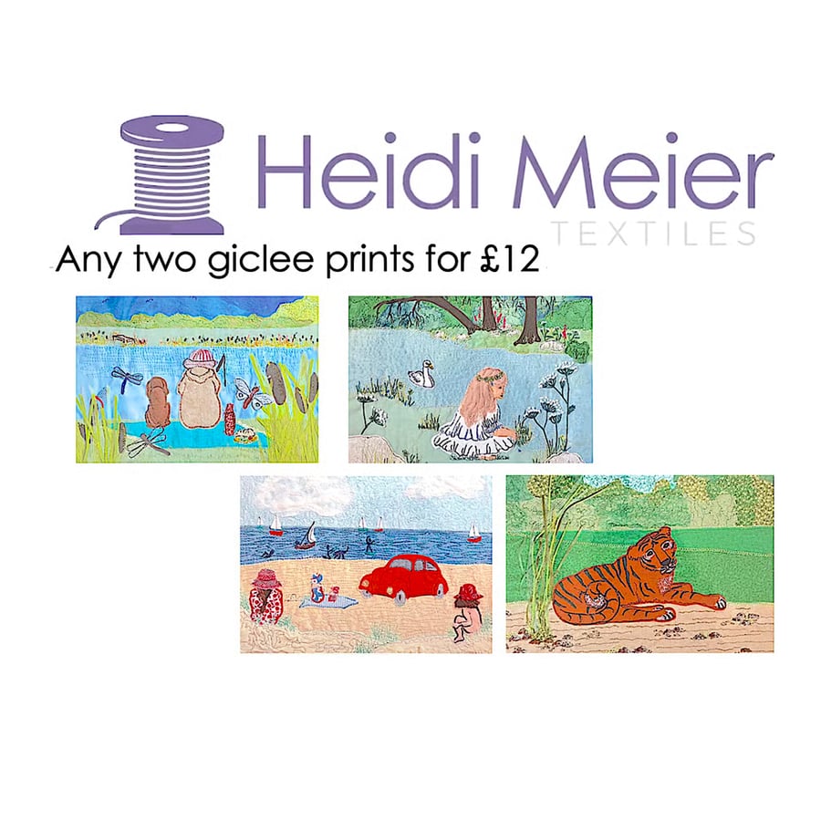 Giclee prints offer buy two for 12 pounds