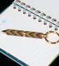 Beadwork Keyring and Mini-pen in Autumn Colours - Image 3