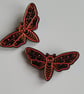 Death Moth Hair Clips - Image 2