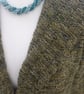 Hand knitted basket weave stitch cardigan jacket - Image 6