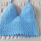Crochet Crop Top Size s