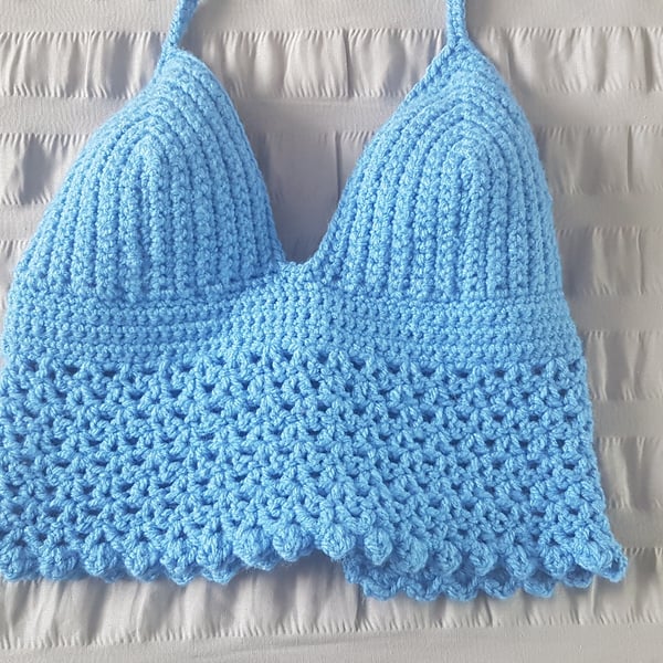 Crochet Crop Top Size s