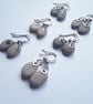 Small Beach Pebble Earrings  - Image 4