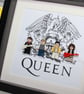 QUEEN - Framed Lego minifigure - Awesome band artwork  - Image 3
