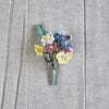 wild flower brooch