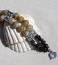 Coffee Agate & Brown Bronzite Gemstone Bracelet "Praline" - SALE PRICE - Image 4