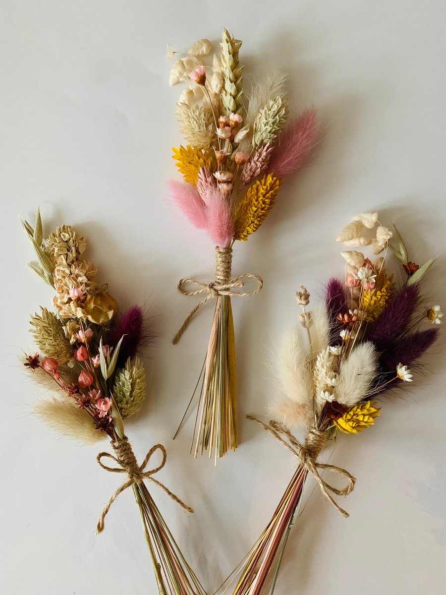 Limited Edition Dried Flower Arrangement Keepsa... Folksy