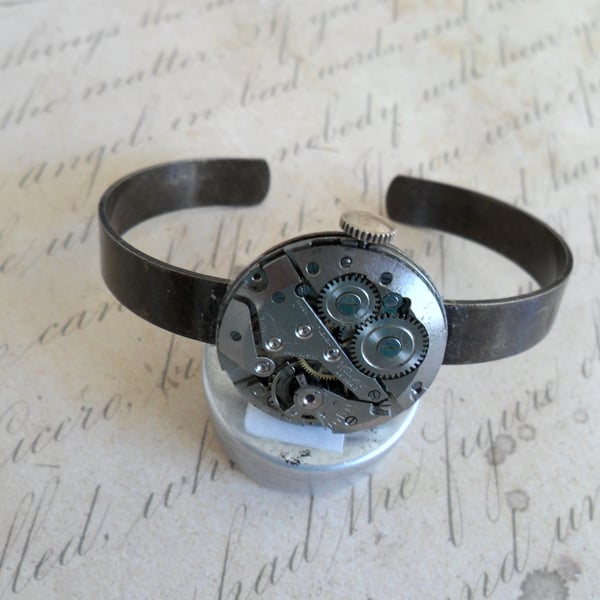 Steampunk Unisex Cuff Bangle