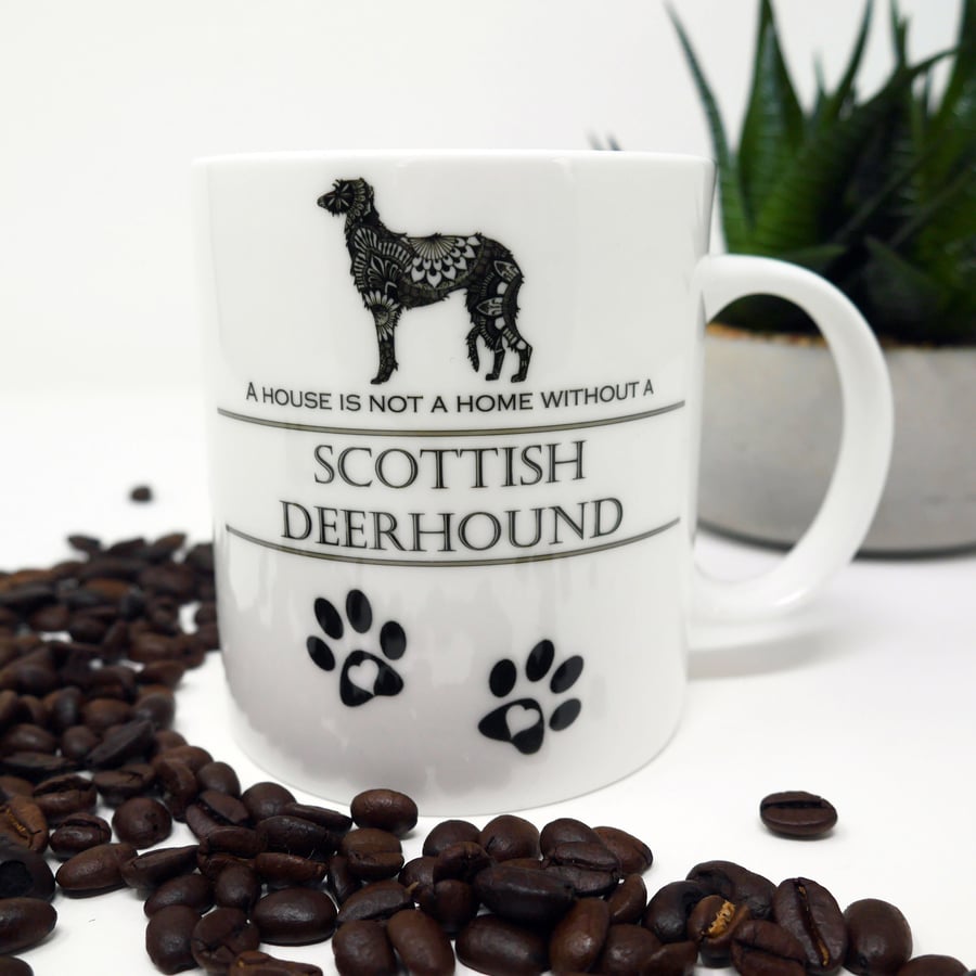 Scottish Deerhound, Deerhound Mug, Deerhound Gift, Deerhound Lover, Sighthound, 