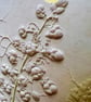 Birthday cards, wishes, love, yellow floral embossed card, blossom and foliage.  - Image 4