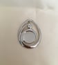 Teardrop Wave Pendant Setting - S28