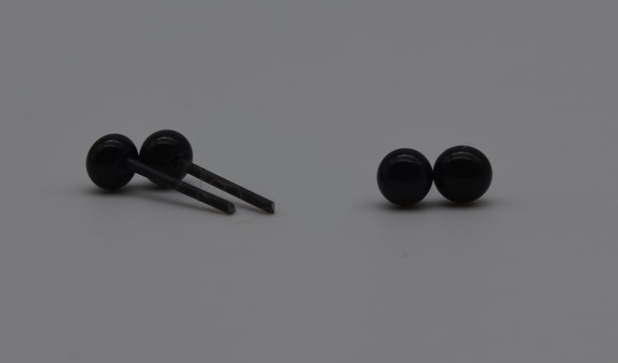 2mm Black glass eyes for crafts
