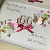 Personalised Handmade Birthday Card 21 30 40 50 60 Daughter Mum Any Age Wife 70