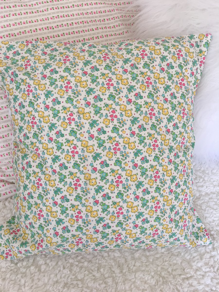 Liberty fabric floral design cotton fabric Cushion cover 