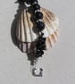 Blue Goldstone Gemstone Beaded Bracelet "Blue Moon" - Image 4