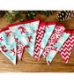 Handmade Polar Bear Bunting (Blue) - Handmade Fabric Garland