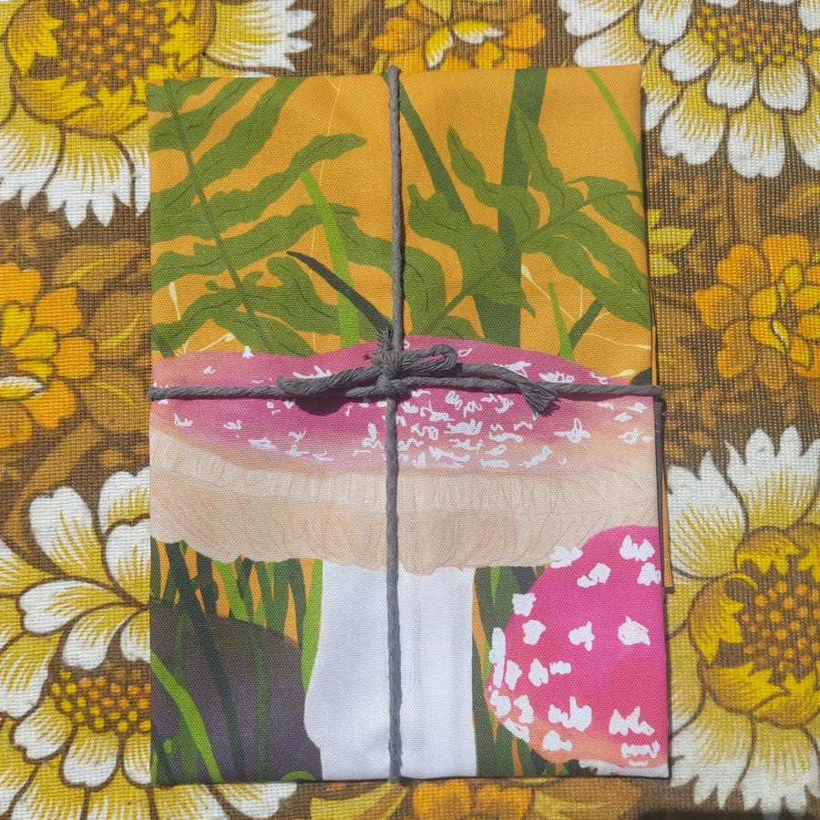 Fly Agaric Toadstool Tea Towel