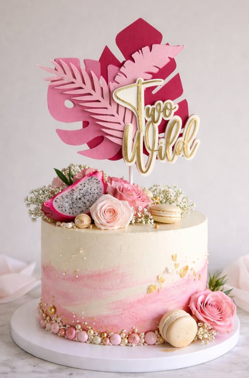 Two Wild Birthday Cake Topper