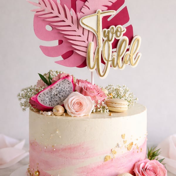 Two Wild Birthday Cake Topper