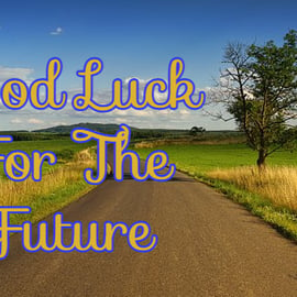Good Luck For The Future Greeting Card 