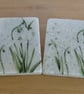 Marble 'Snowdrop' Coasters - Image 1