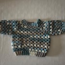 Crochet Baby Jumper - up to 3 Months