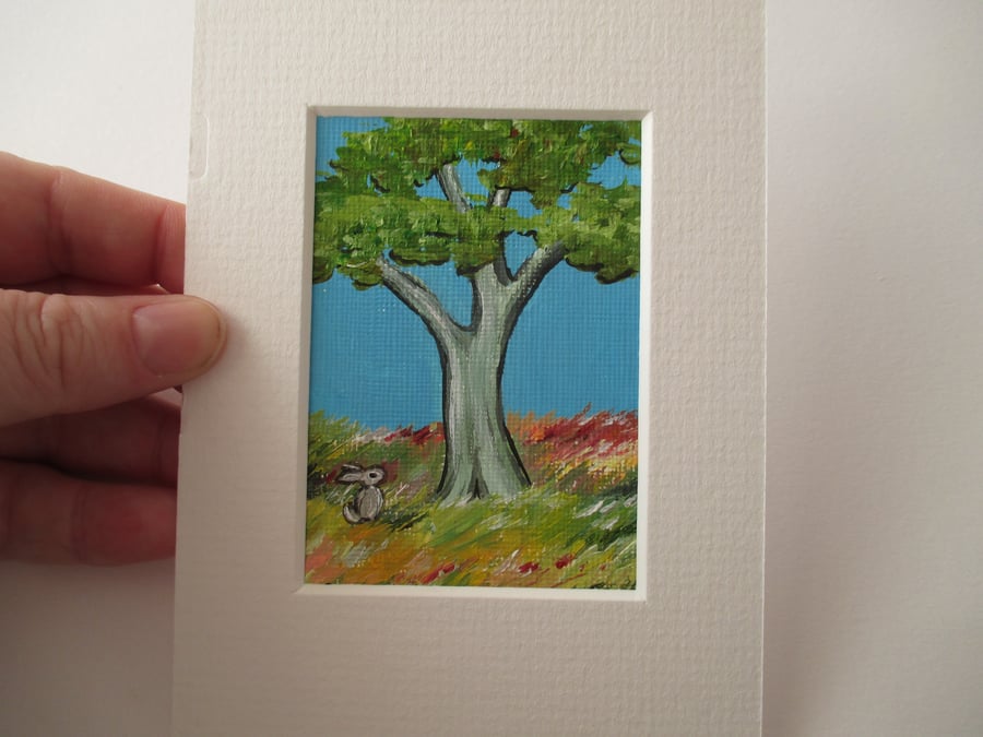 ACEO Rabbit aceo Summer