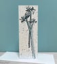 Blank Card - Letterbox Book Mark Style - Hedge Parsley - Image 2